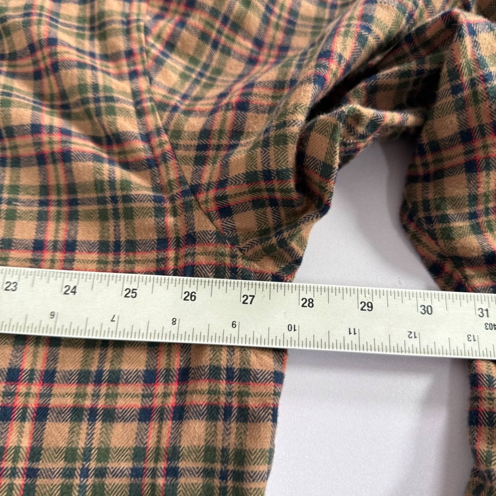 Pendleton Shirt Mens XL Brown Button Down Long Sleeve Flannel Two Pocket Plaid - Picture 6 of 8